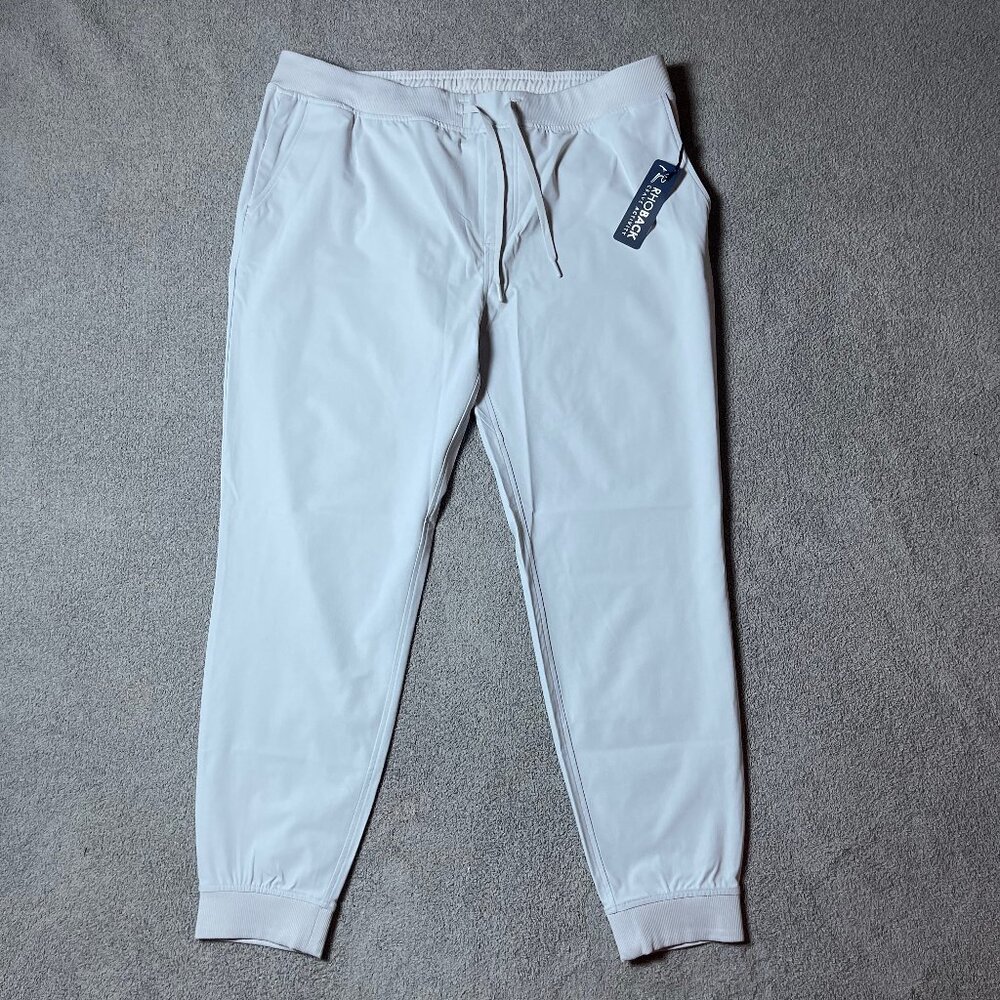 Rhoback Delta Performance Jogger Ghost Grey Stretch Travel Athletic Men's 3XL